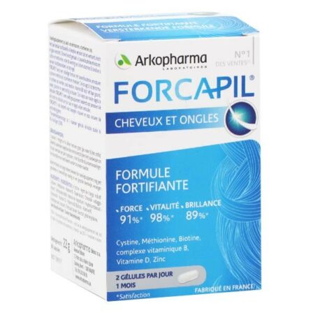 Arkopharma Forcapil Cheveux et Ongles (60 gélules)
