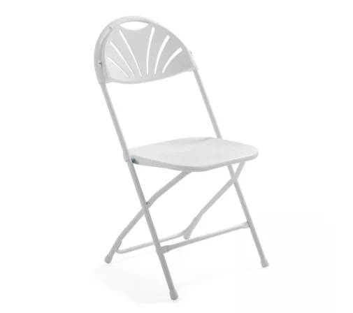 Ovala - Chaise pliante ajourée blanc