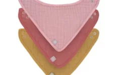 bavoir bébé - Lässig – Bavoirs bandanas en mousseline