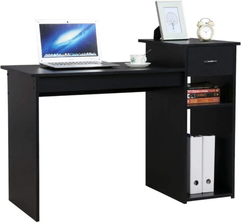 Table de bureau informatique avec tiroir