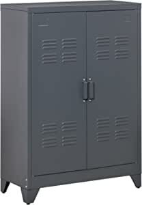 armoire industrielle - Homcom - Armoire de Rangement en métal