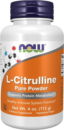 citrulline malate - Now foods - L-Citrulline Pure Powder
