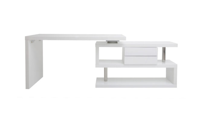 bureau blanc - Miliboo – Bureau design modulable Max