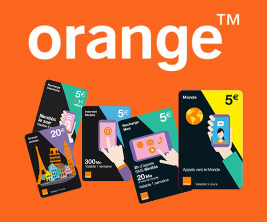 carte SIM prépayée - Orange - Mobicarte Mini