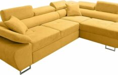 canapé d'angle jaune - Robin Saturn Premium