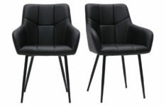 chaise noire design - Chaise noire design Montero