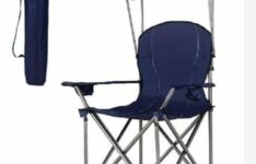 Costway Chaise de Camping avec Parasol