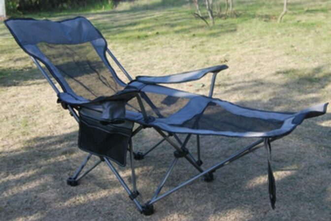 Chaise de camping pliante complète