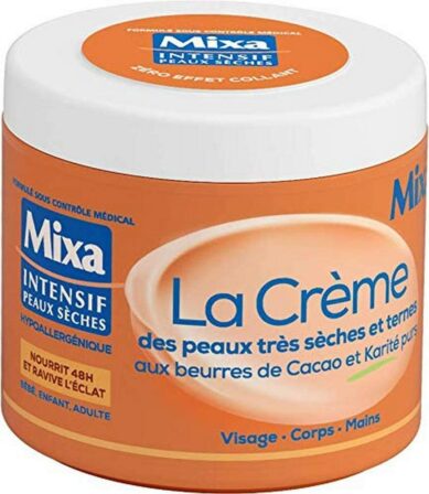 crème hydratante pour l'hiver - Mixa Intensif