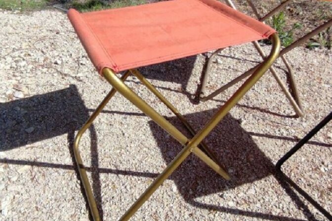 Chaise de camping pliante minimaliste
