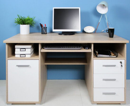 Comment choisir : bureau blanc et bois
