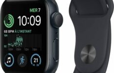 montre connectée rapport qualité/prix - Apple Watch SE (2ᵉ génération)