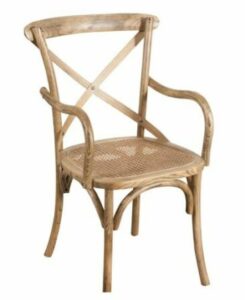  - Biscottini – Chaise avec accoudoirs style Thonet