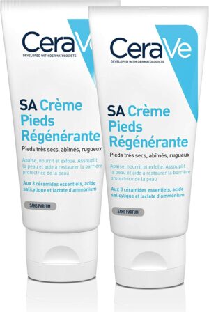 crème pour pieds très secs - Crème régénérante CeraVe SA