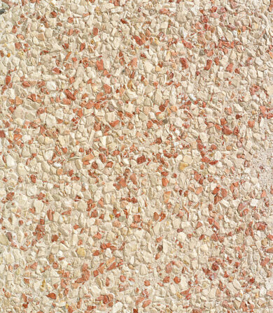 Dalle gravillons terracota 40 × 40 cm