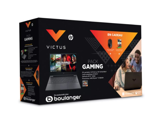 PC portable gamer à moins de 1000 euros - HP Victus 15-fb0136nf