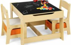 GoPlus - Ensemble table et 2 chaises enfant