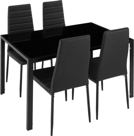 TecTake - Ensemble table et 4 chaises