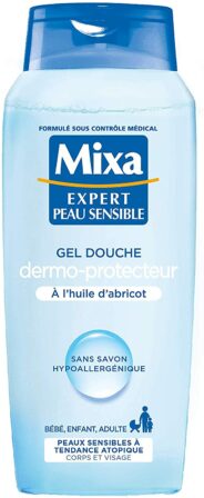 gel douche pour bébé - Mixa Expert Peau Sensible Gel Douche Dermo-Protecteur