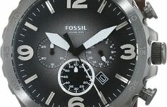 Bon plan – Montre chronographe pour homme Fossil Nate à 106,39 € (-41%)