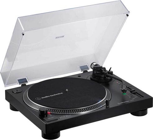 platine vinyle - Audio-Technica AT-LP120XBT USB Black