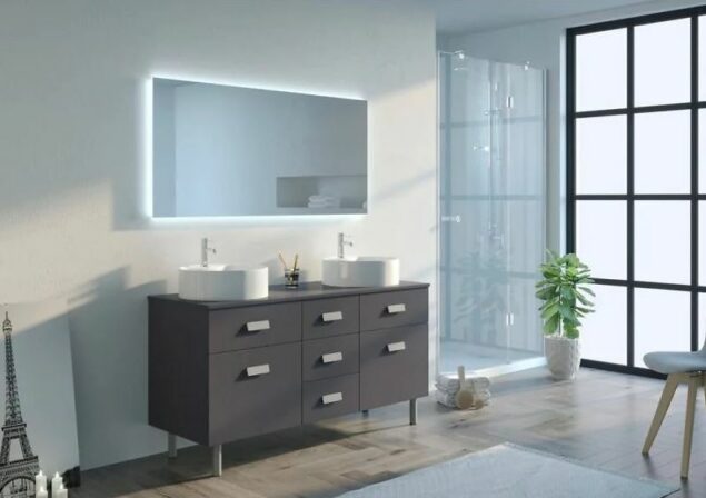 meuble de salle de bain 140 cm - Distribain Lorenzo