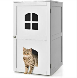  - Maison de toilette pour chat Costway XS