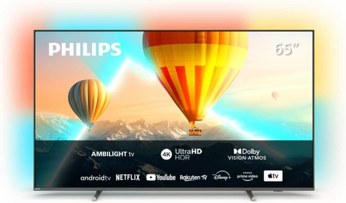 TV 65 pouces à moins de 1000 euros - Philips 65PUS8107