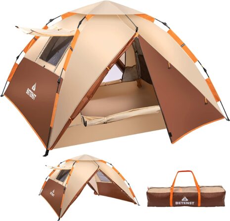 tente de camping - Betenst ZPL00001 - Tente de camping 4 saisons pour 4 personnes