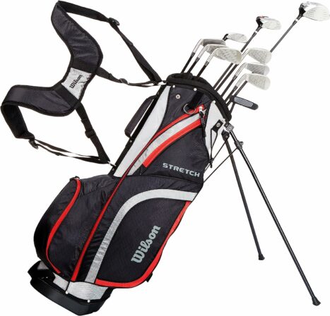 set de clubs de golf - Wilson - 10 clubs de golf pour débutant Stretch XL