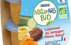 Nestlé Bébé NaturNes Bio Légumes du potager, pâtes et bœuf