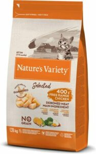  - Nature’s Variety Selected Croquettes sans céréales pour chats junior