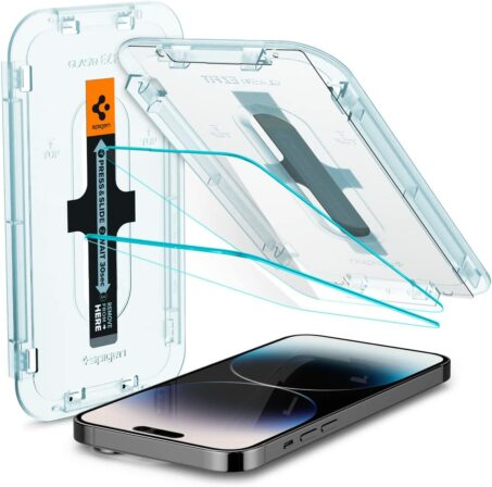 protection d'écran pour smartphone - Spigen Glas.tR EZ Fit