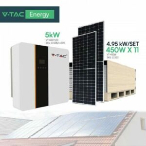  - V-TAC Energy – Kit solaire photovoltaïque 5 KW