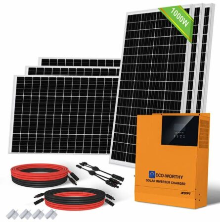 kit solaire d'autoconsommation - Eco-Worthy – Kit solaire d’autoconsommation 1000 W 24 V