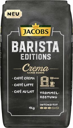 café en grain pour machine De'Longhi - Jacobs Barista Editions Crema