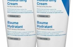 CeraVe – Lot de 2 tubes de crème hydratante visage pour peau très sèche