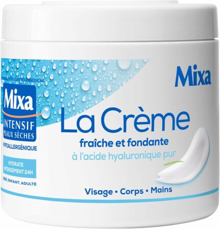 crème hydratante visage pour peau très sèche - Mixa La Crème Fraîche et Fondante