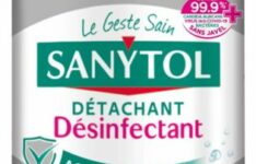 lessive contre les odeurs - Sanytol Détachant Désinfectant Action Complète – 900 g