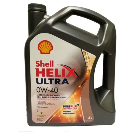huile moteur auto - Shell Helix Ultra 0W40 PurePlus