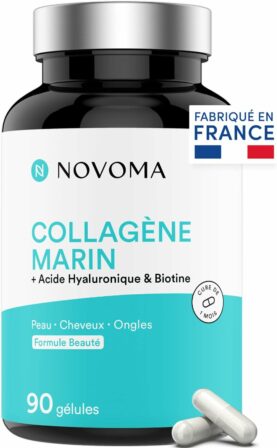 collagène marin bio - Novoma Collagène Marin + Acide Hyaluronique Type 1 & 3