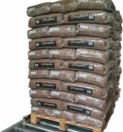 granulés de bois en livraison - Arapellet Pellet pour poêle 70 sacs de 15 kg