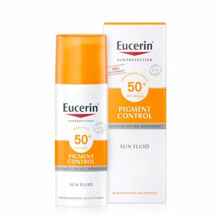 crème solaire - Eucerin Sun Pigment Control Fluid SPF50+