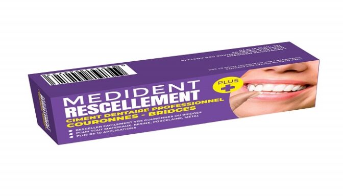 Coller une Dent, Couronne, Bridge avec du Ciment Dentaire (MEDIDENT  RESCELLEMENT) 
