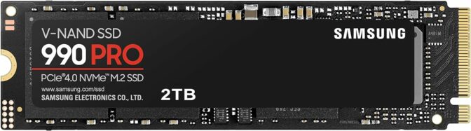 SSD 2 To - Samsung 990 Pro MZ-V9P2T0BW
