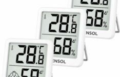 Thermomètre hygromètre Fensol – Lot de 3