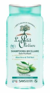  - Le Petit Olivier – Shampoing micellaire à l’aloe vera et au thé vert