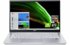 PC portable rapport qualité/prix - Acer Swift X SFX14-41G-R1S6 Creator Laptop