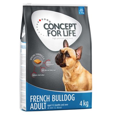 croquettes pour bouledogue français - Concept for Life French Bulldog Adult (4 kg)