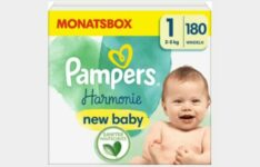 Pampers Harmonie – Lot de 180 couches taille 1